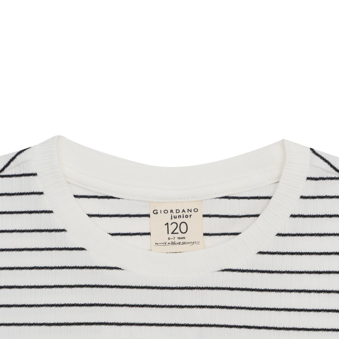 GIORDANO Junior Girls Crew Neck Embroidery Tee (03325219) - Image 5