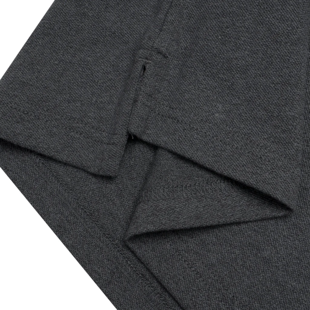 GIORDANO Men's 3D Lion Polo (01013222) - 41 - Melange Signature Grey - Image 5