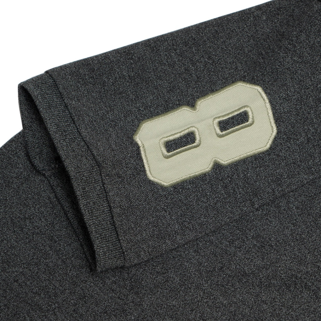 GIORDANO 3D Lion Polo (01014222) - 42 - Melange Dark Grey - Image 4