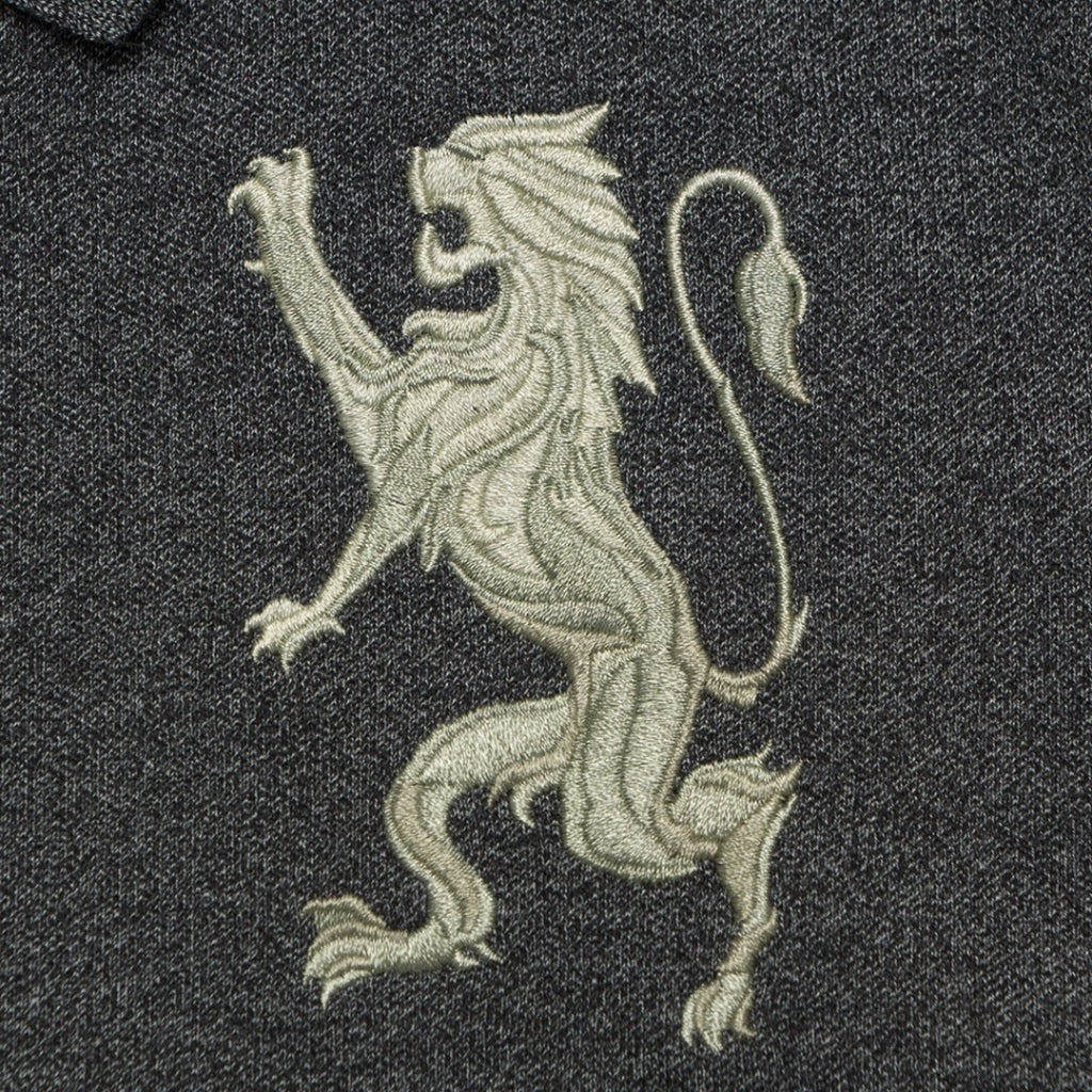 GIORDANO 3D Lion Polo (01014222) - 42 - Melange Dark Grey - Image 5