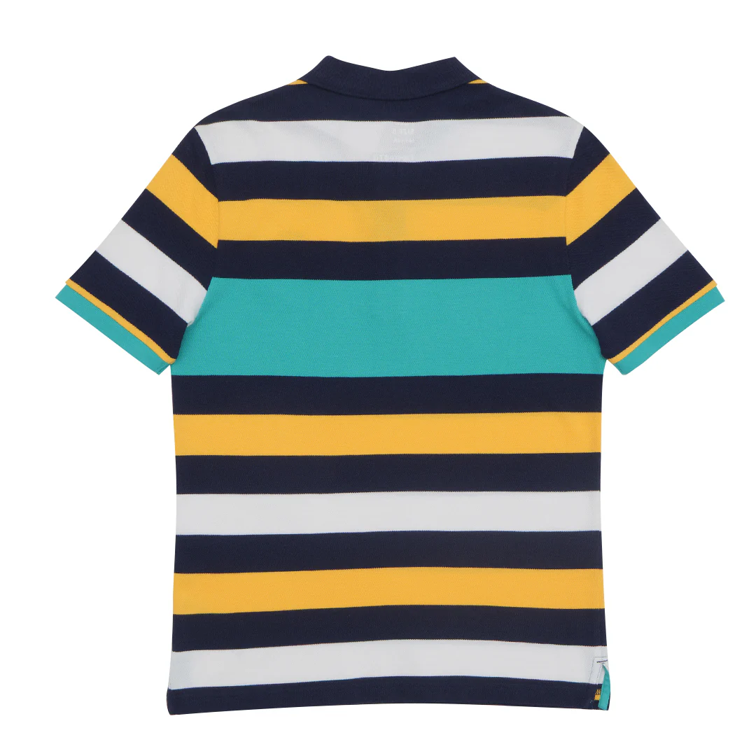 GIORDANO Men's Cotton Stripe Polo (01017252) - Image 5