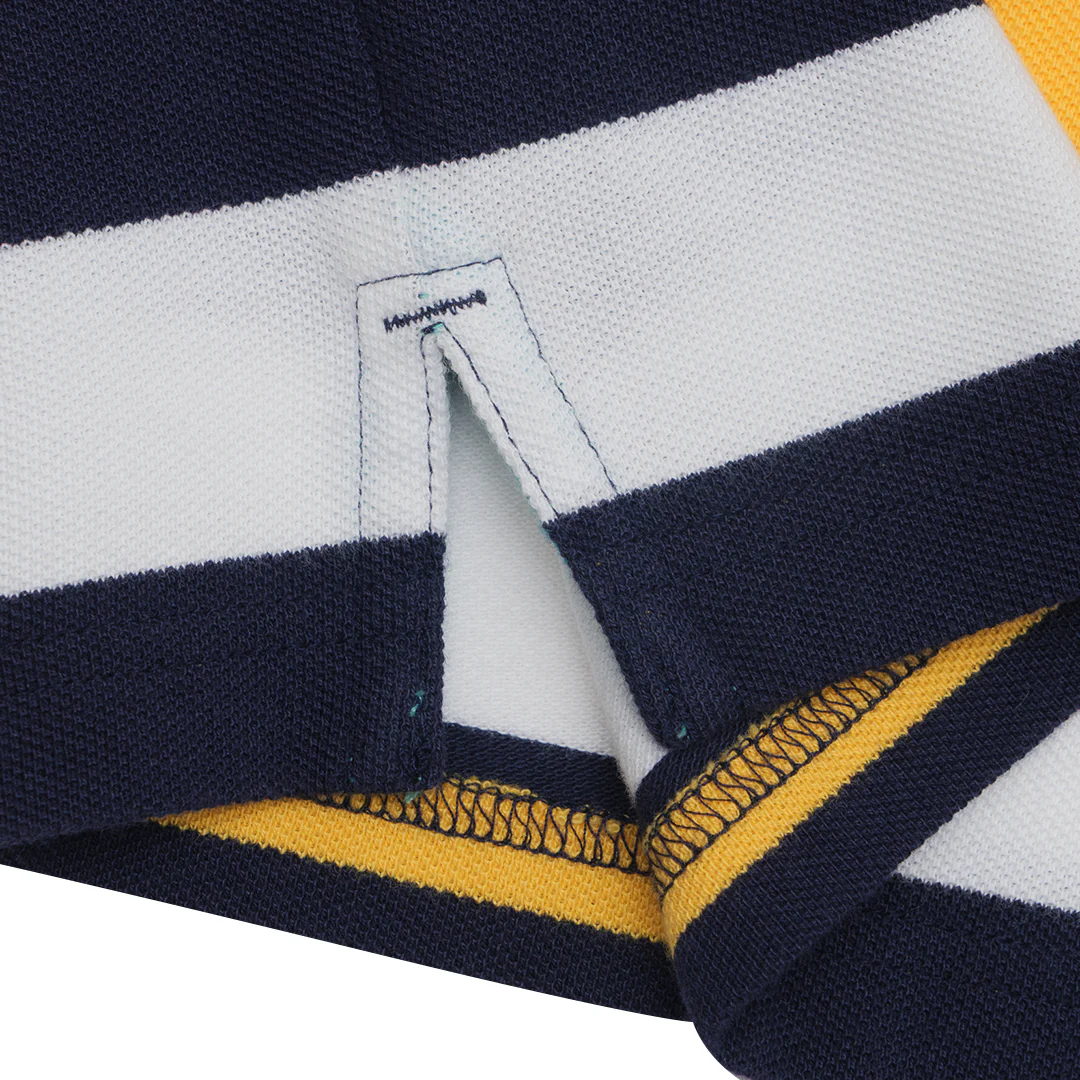 GIORDANO Men's Cotton Stripe Polo (01017252) - Image 6