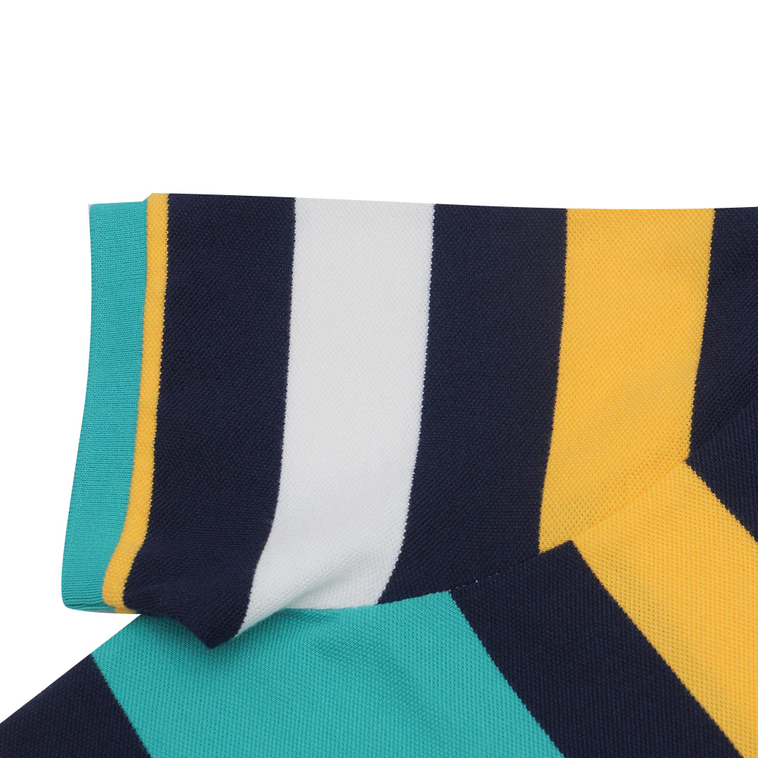 GIORDANO Men's Cotton Stripe Polo (01017252) - Image 7