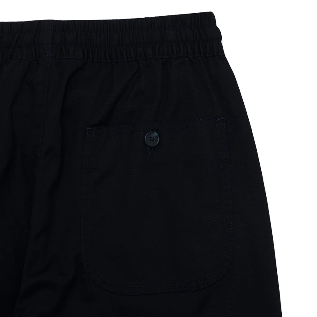 Men's Cotton Twill Mid Rise Drawstring Pants (01112201) - 08 - New Navy - Image 6