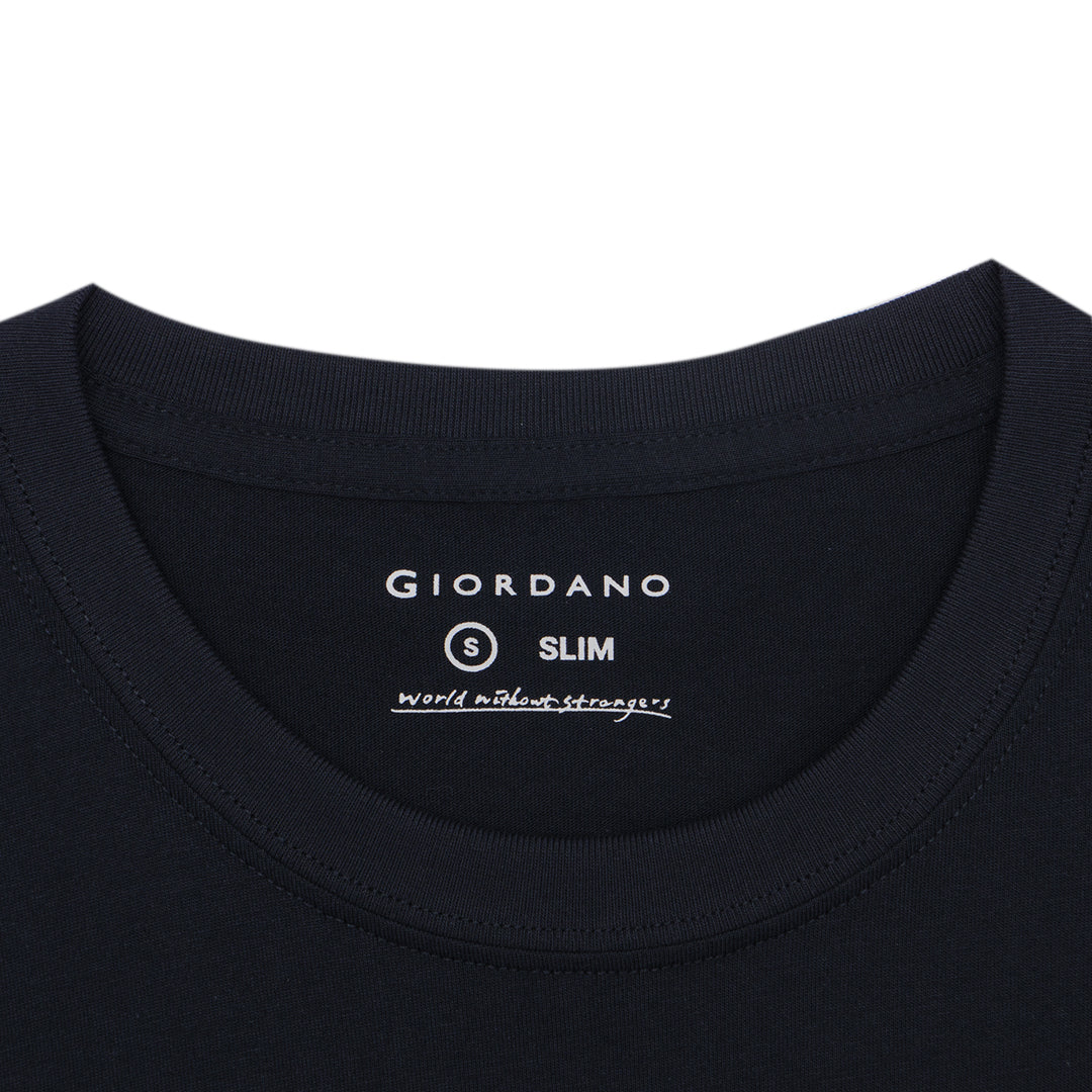 GIORDANO Men's Crew Neck Message Printed Tee (01095302) - Image 6