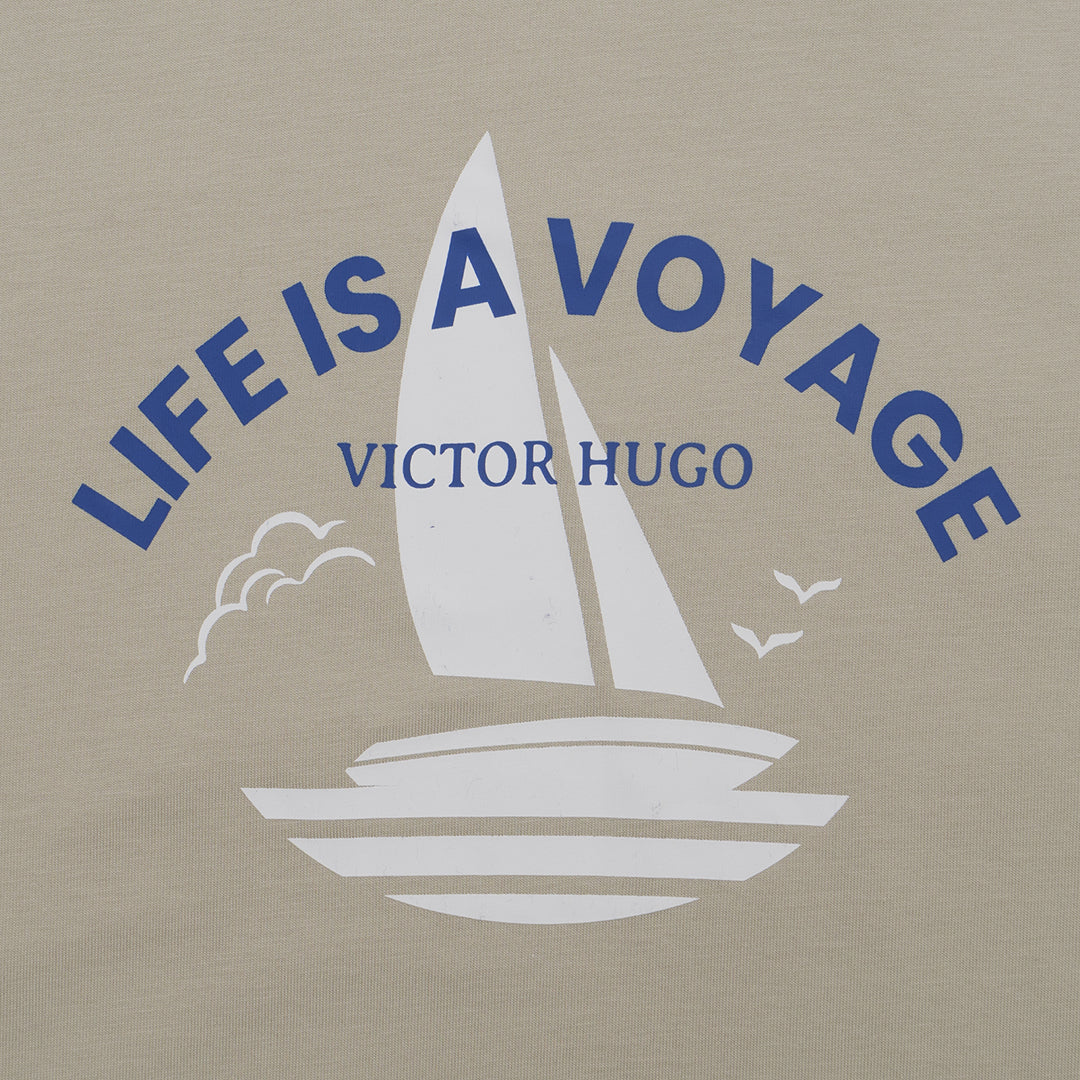 GIORDANO Men's Crew Neck Message Printed Tee (01095302) - Image 7