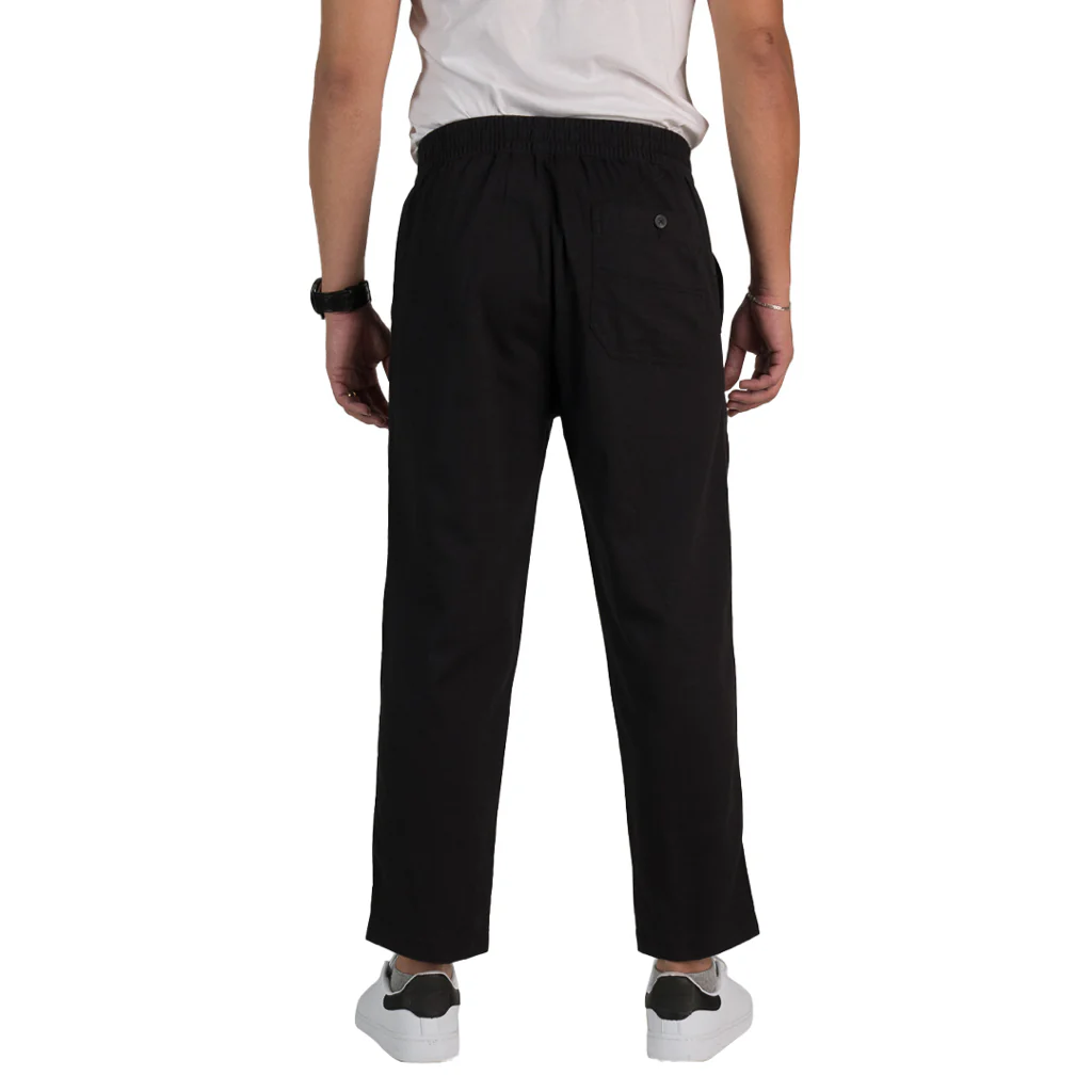 GIORDANO Men's Cropped Pants (01122008) - 03 - Black - Image 3