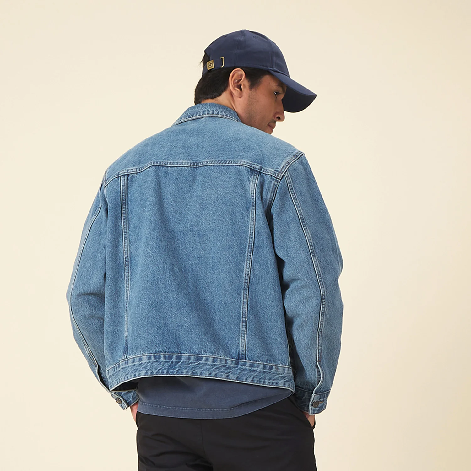 GIORDANO Men's Denim Jacket (01075012) - Image 4