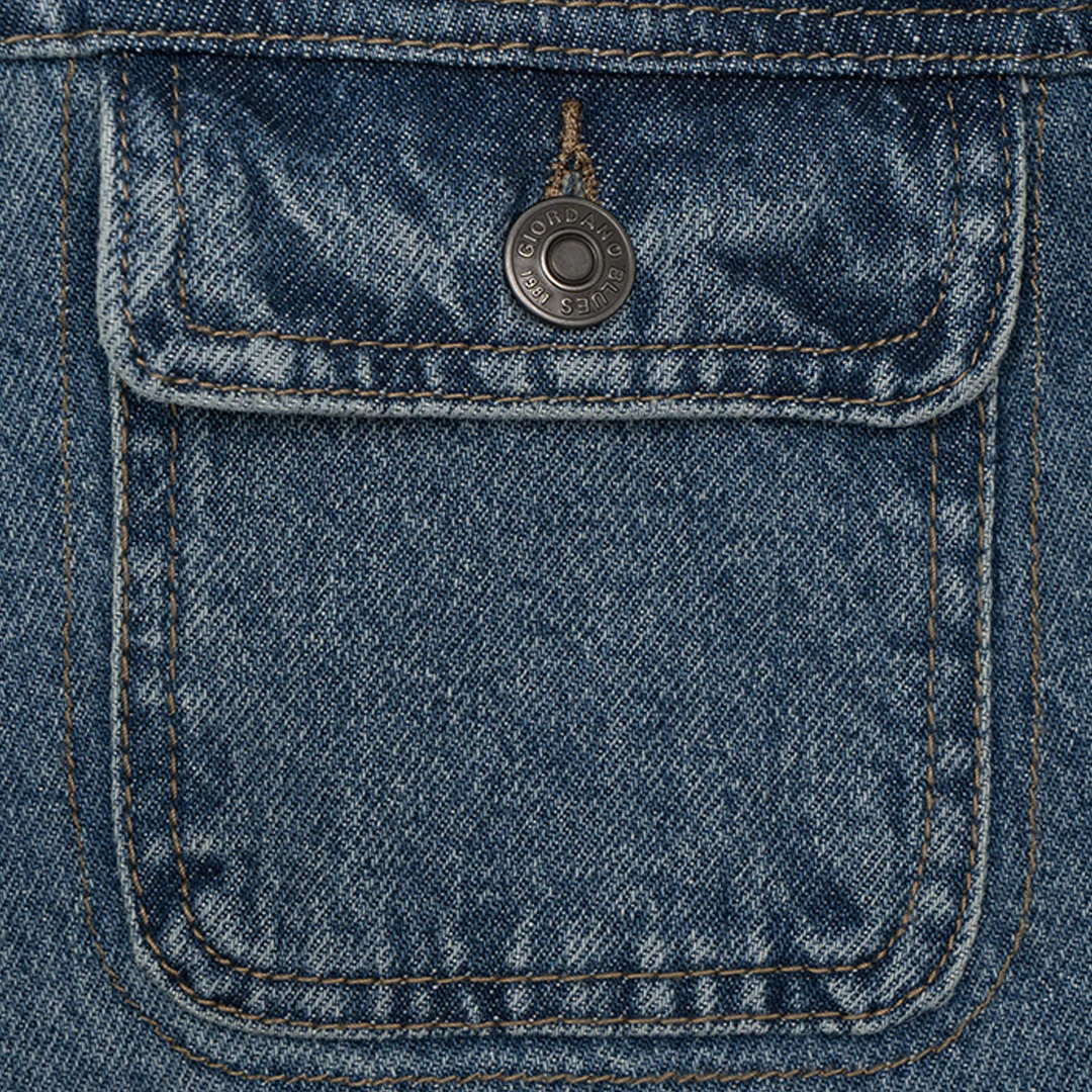 GIORDANO Men's Denim Jacket (01075012) - Image 8