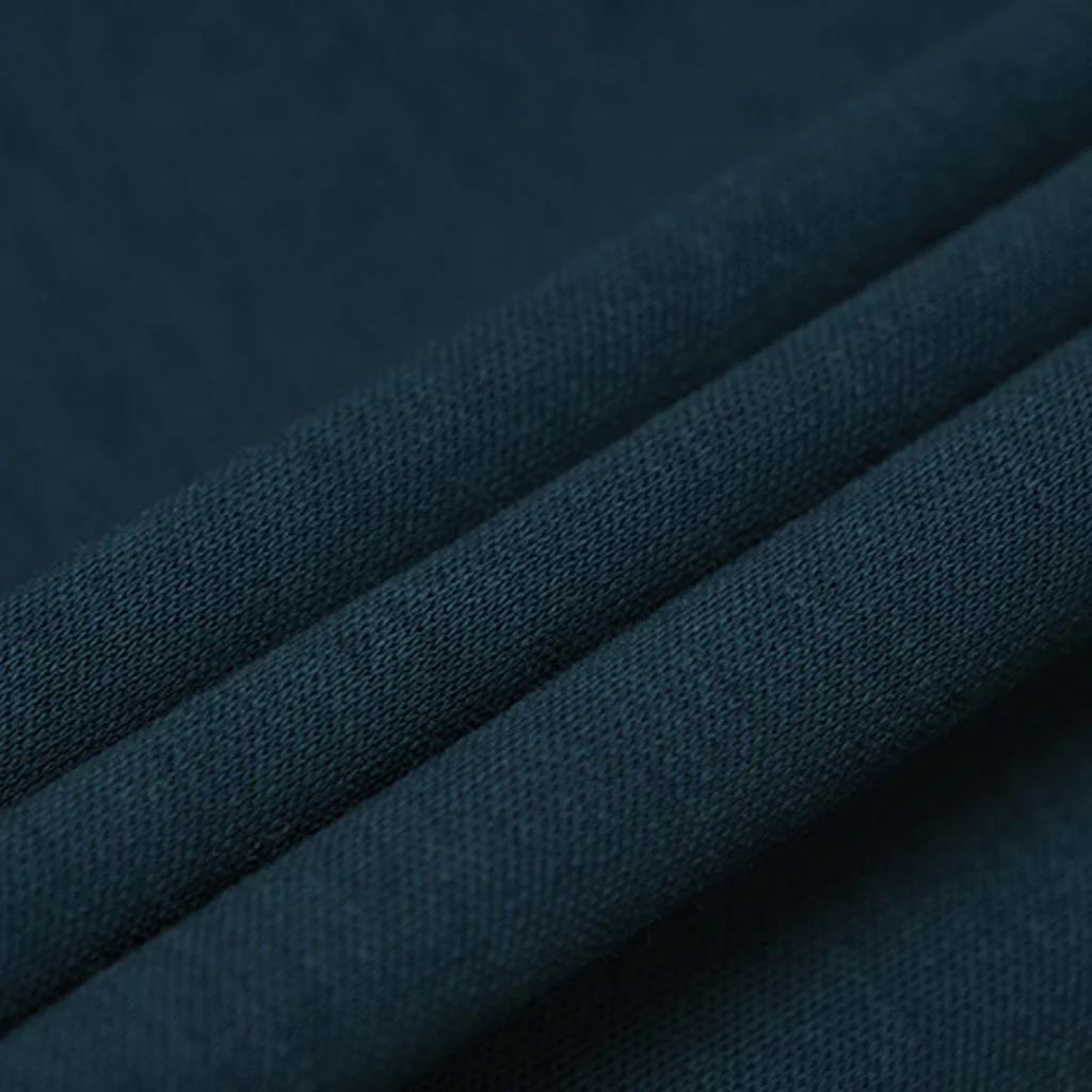 Men's Embroidery Henley Tee (01024644) - 04 - Emerald Green - Image 8