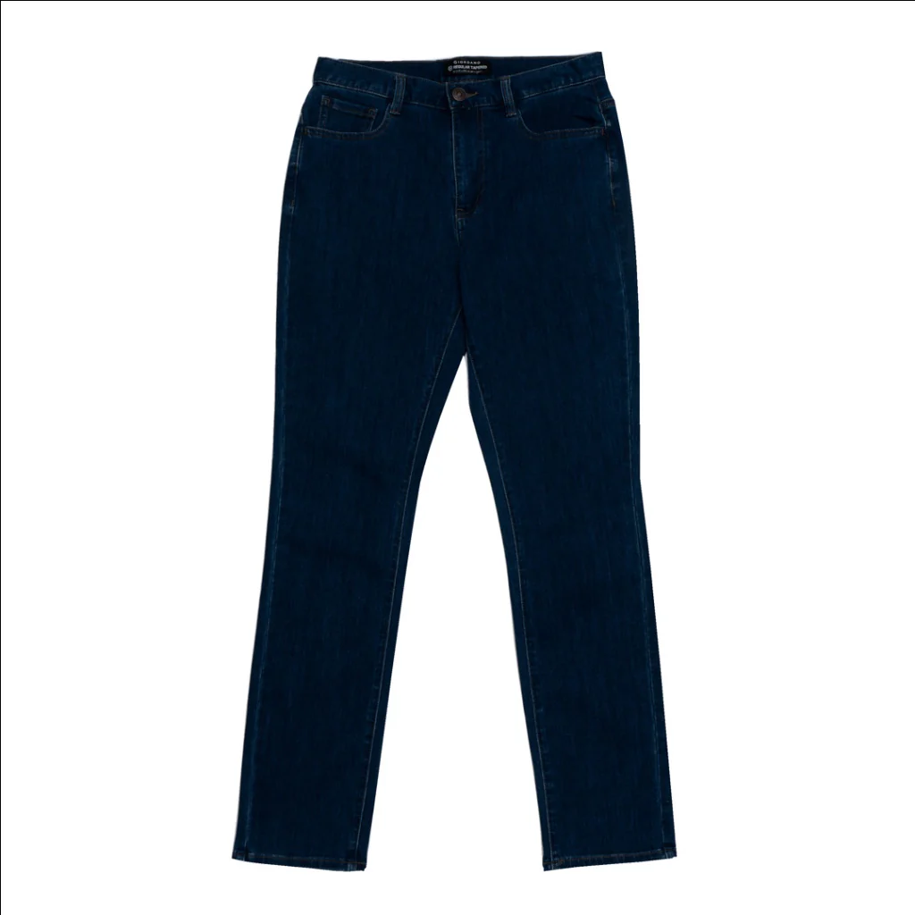 GIORDANO Men's Mid Rise Regular Tapered Denim Pants (01114053) - 03 - Med Blue - Image 12