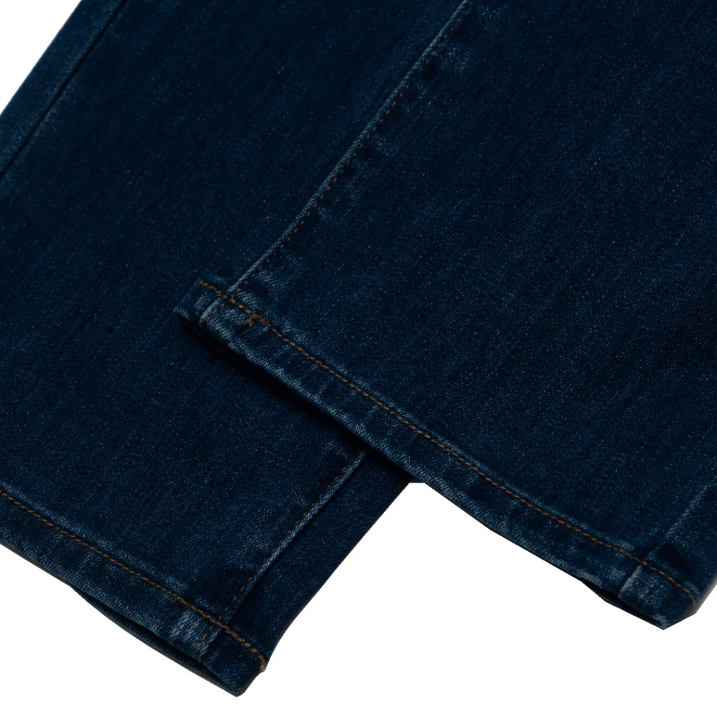 GIORDANO Men's Mid Rise Regular Tapered Denim Pants (01114053) - 03 - Med Blue - Image 4