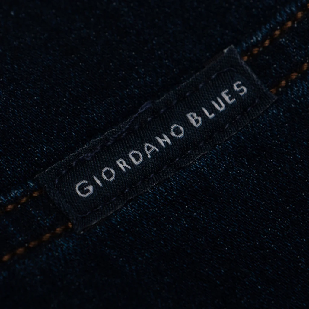 Men's Mid Rise Slim Tapered Cropped Denim Pants (01124007) - 02 - Dk Blue - Image 6