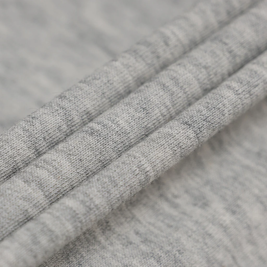 GIORDANO Men's Sorona Jersey Crew Neck Color Tee (01024646) - 62 - Mid Heather Grey/Signature Black - Image 8