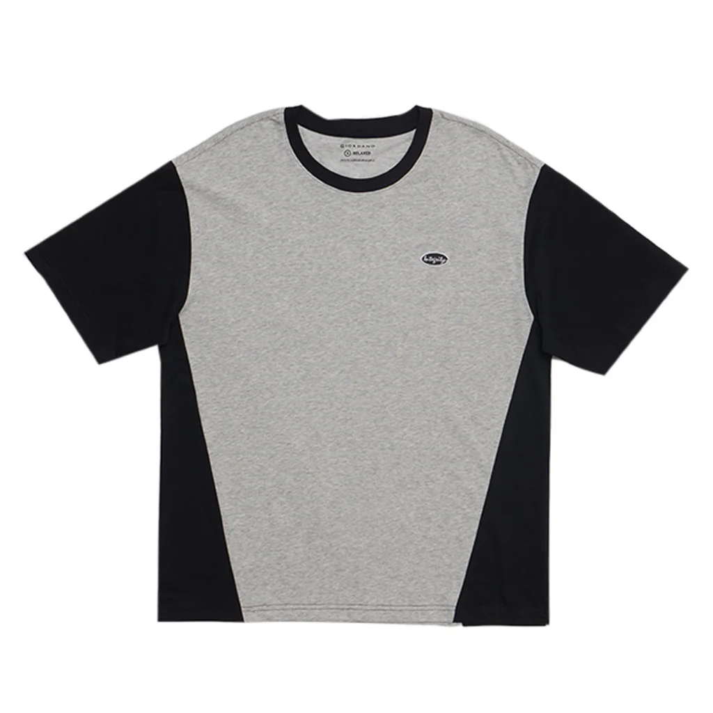 GIORDANO Men's Sorona Jersey Crew Neck Color Tee (01024646) - 62 - Mid Heather Grey/Signature Black - Image 9