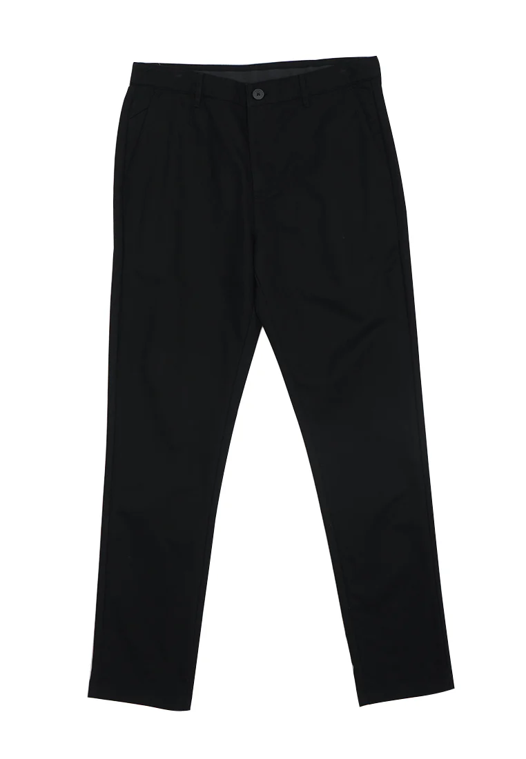 GIORDANO Men's Twill Mid Rise Regular Tapered Khaki Pants (01115003) - Image 8