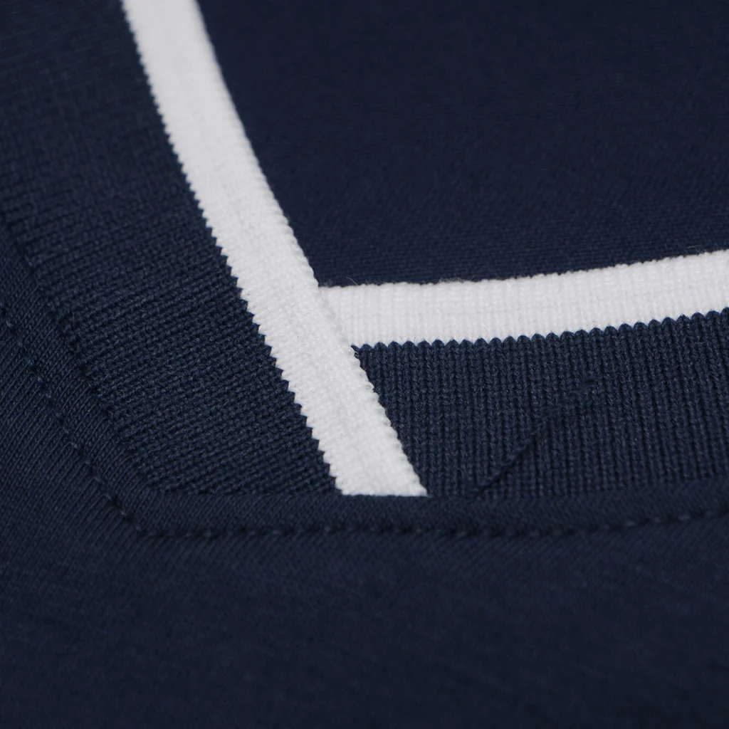 Men's V-Neck Tee (01024645) - 06 - New Navy - Image 7