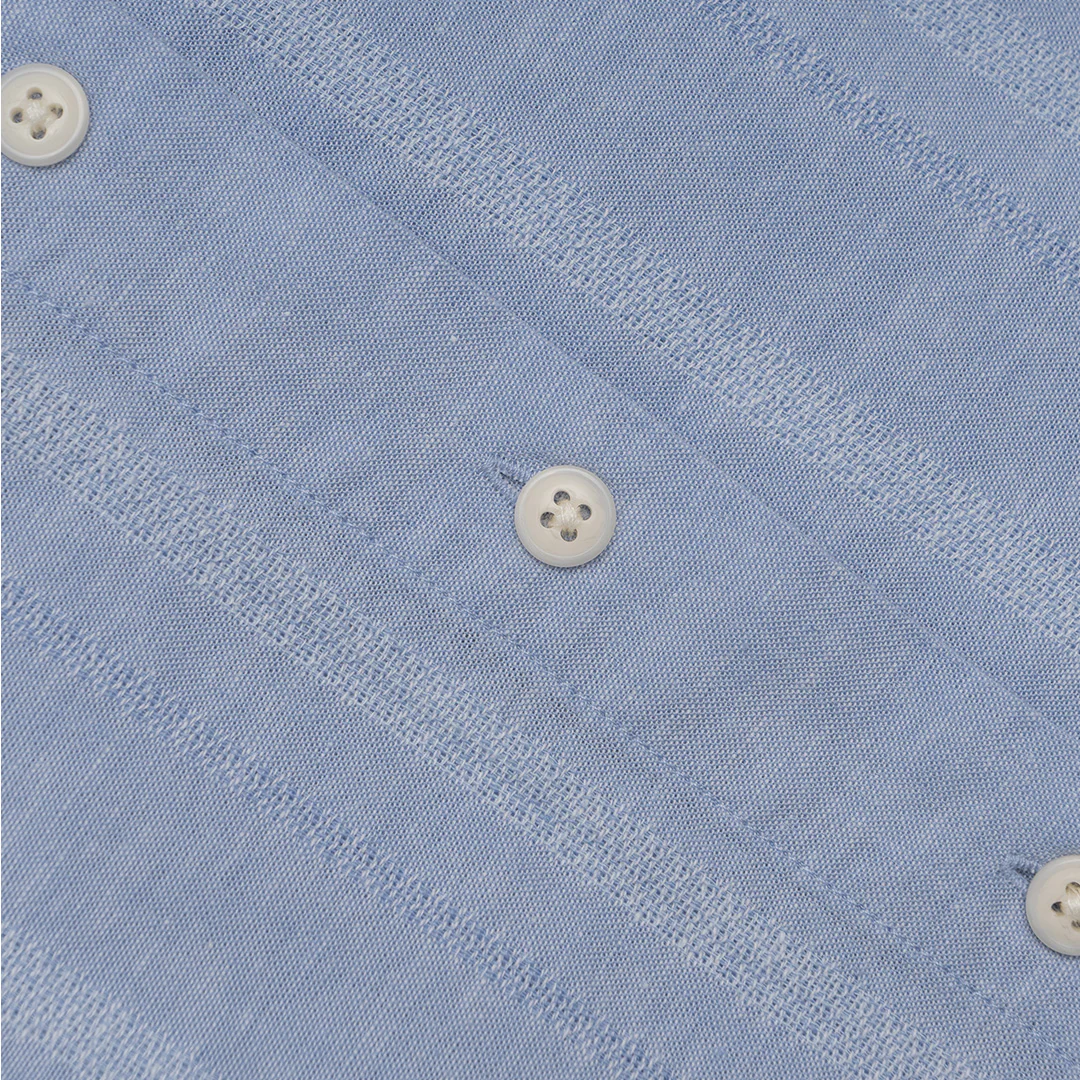 GIORDANO Women's Cotton Linen Acute Collar Long Sleeves Loose Fit Shirt (05345223) - Image 4