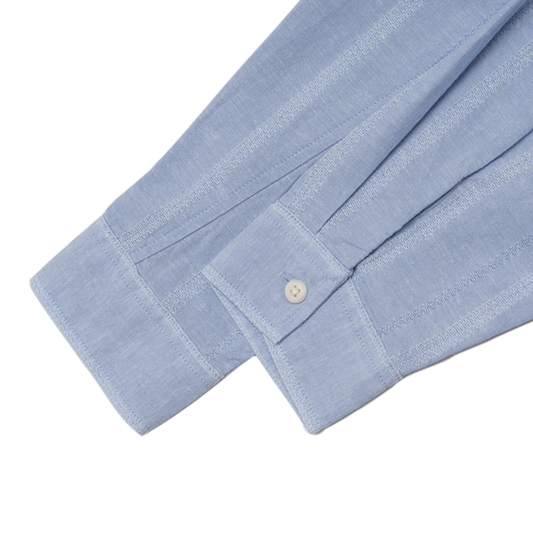 GIORDANO Women's Cotton Linen Acute Collar Long Sleeves Loose Fit Shirt (05345223) - Image 6