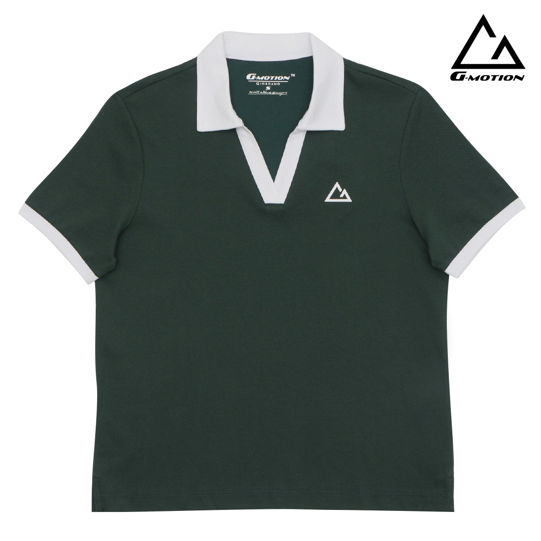 GIORDANO Women's G-Motion Cotton Nylon Pique Polo (05315205) - Image 4