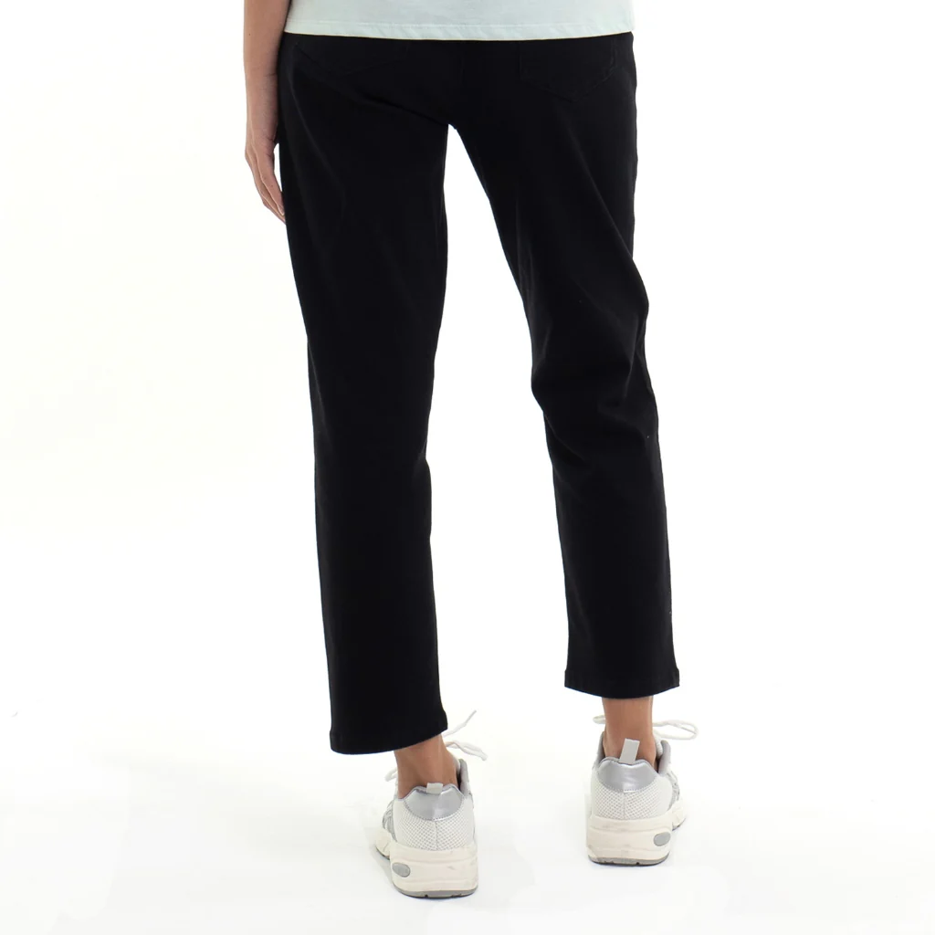 Women's High Waist Straight Fit Audrey Pants (05424005) - 09 - Signature Black - Image 3