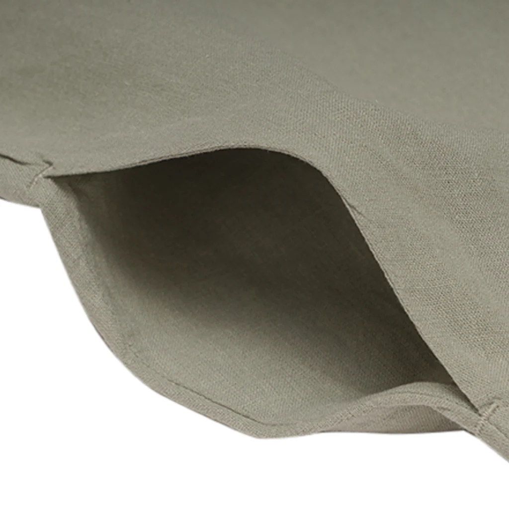 GIORDANO Women's Linen Cotton Poplin Notch Collar Comfort Fit with Belt Dress (05465242) - Image 9