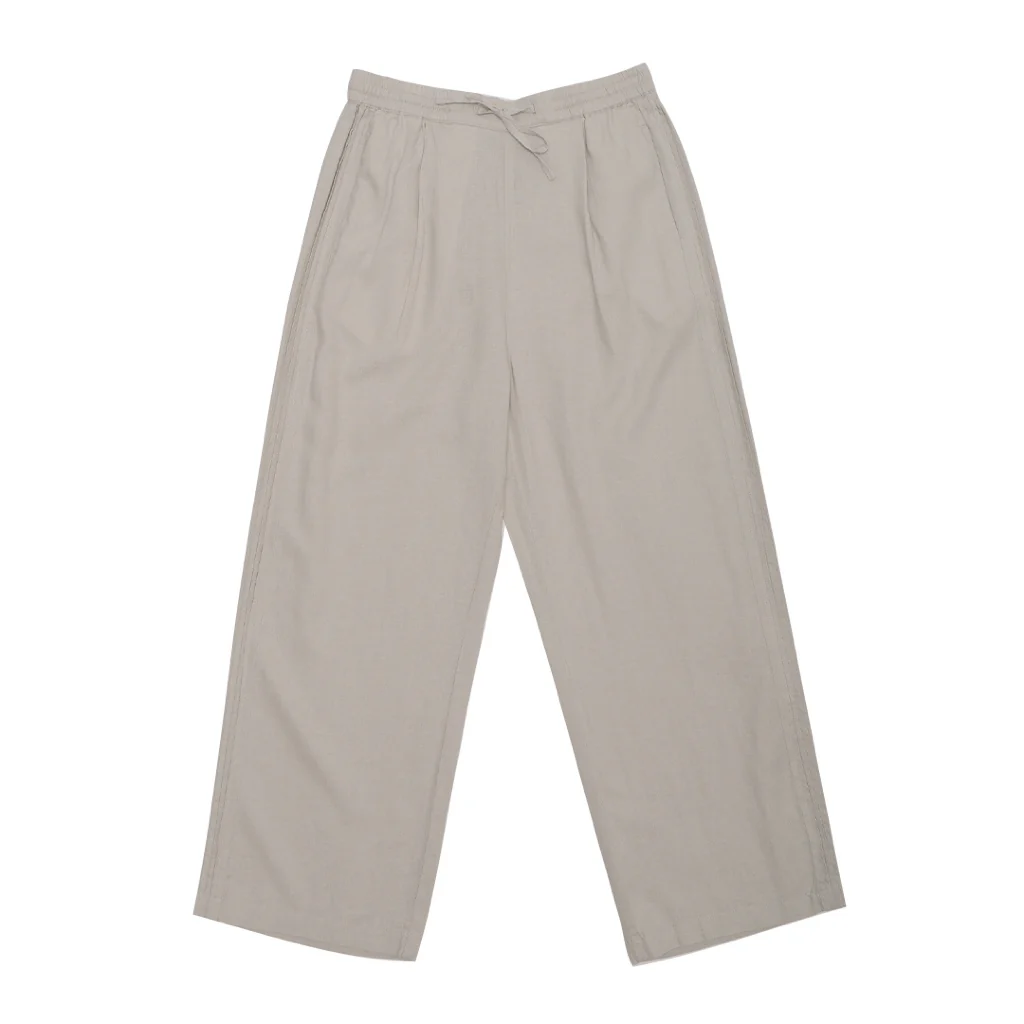GIORDANO Women's Linen Viscose High Waist Wide Leg Pants (05415025) - Image 10
