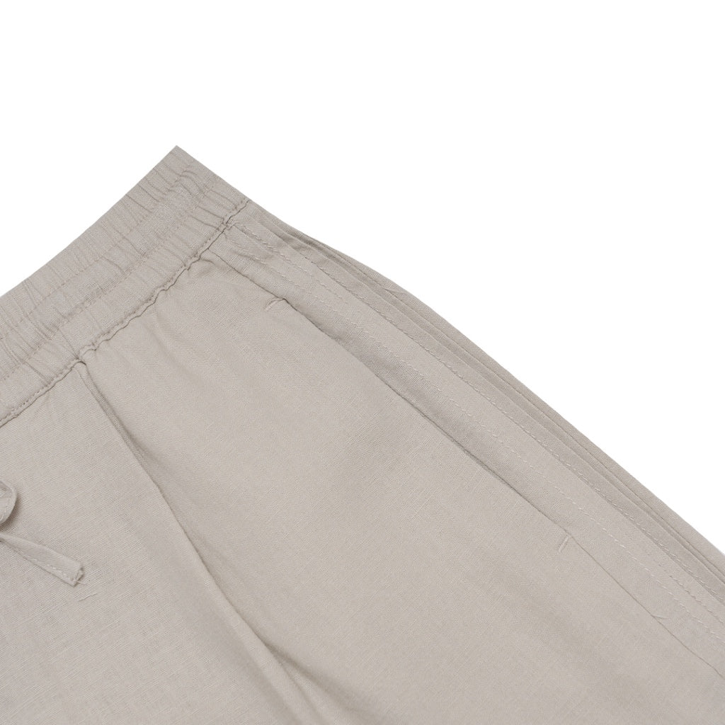 GIORDANO Women's Linen Viscose High Waist Wide Leg Pants (05415025) - Image 3