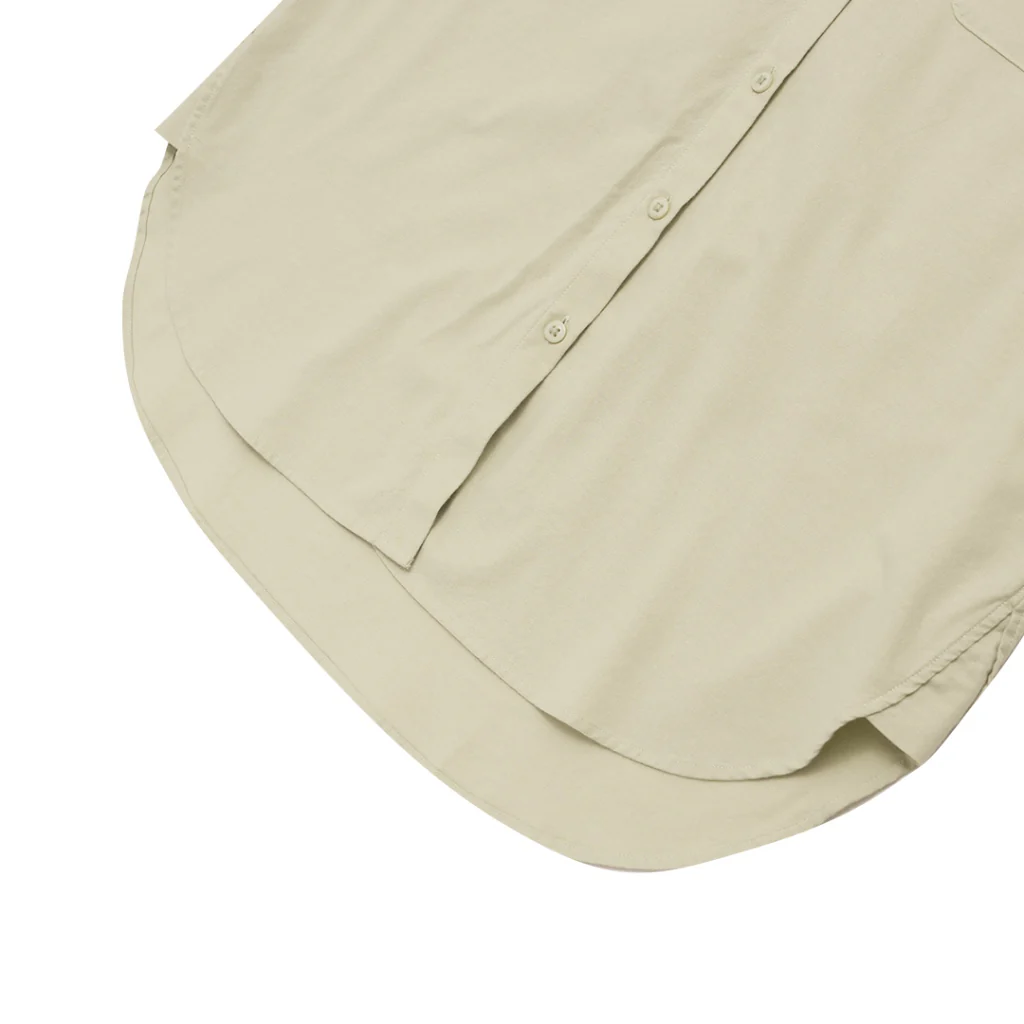 Women's Oxford Long Sleeves Loose Shirt (05344002) - 03 - Green - Image 5