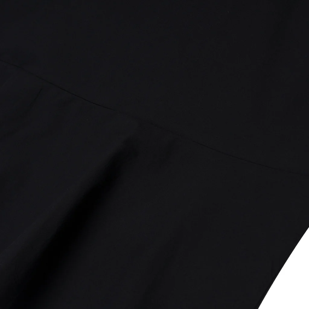 GIORDANO Women's Poplin Round Neck Shirt (05343216) - 11 - Signature Black - Image 4