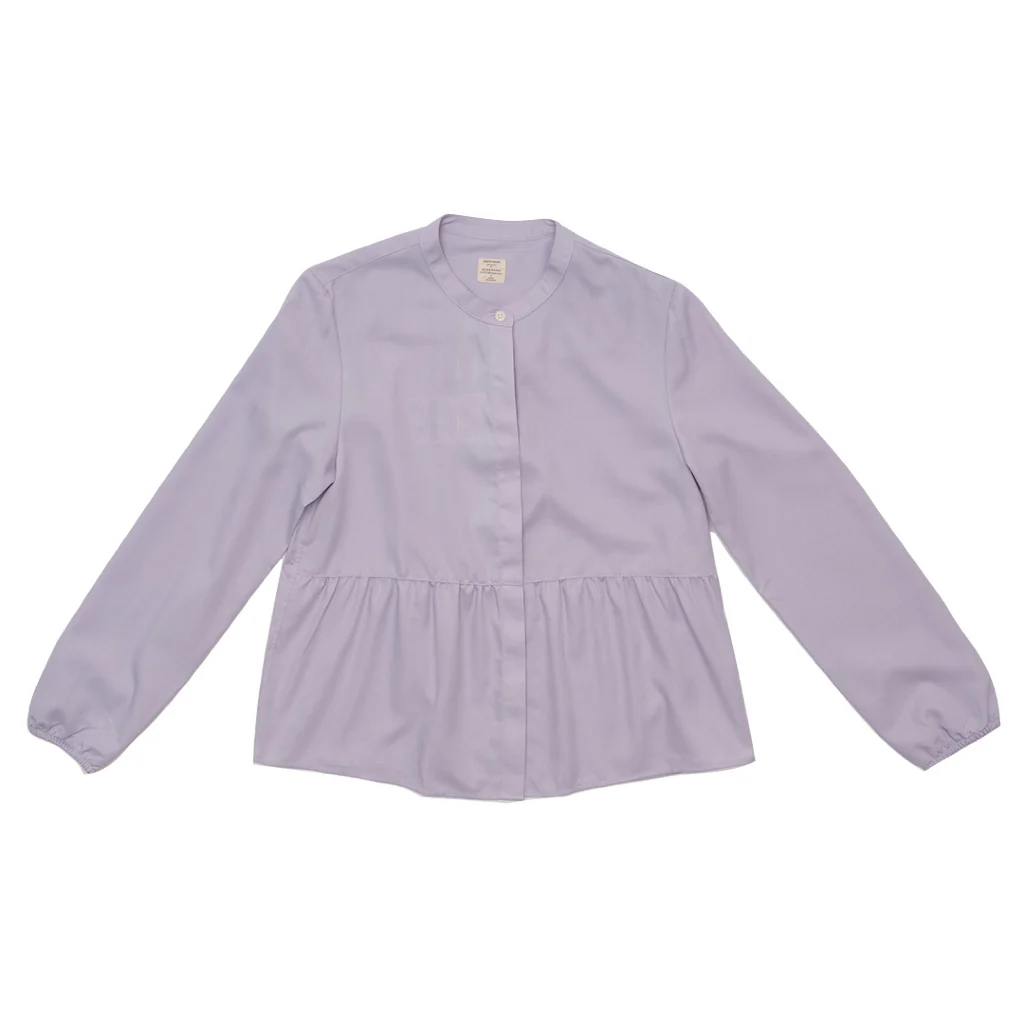 GIORDANO Women's Twill Round Neck Long Sleeves Boyfriend Fit Shirt (05345004) - Image 13